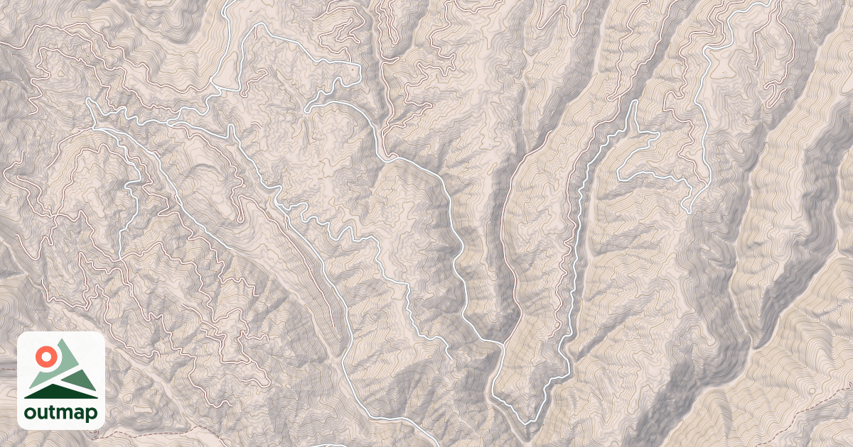 Map of LAUNDRY CREEK