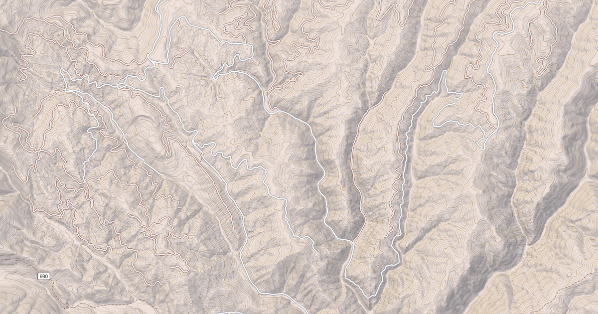 Map preview of LAUNDRY CREEK