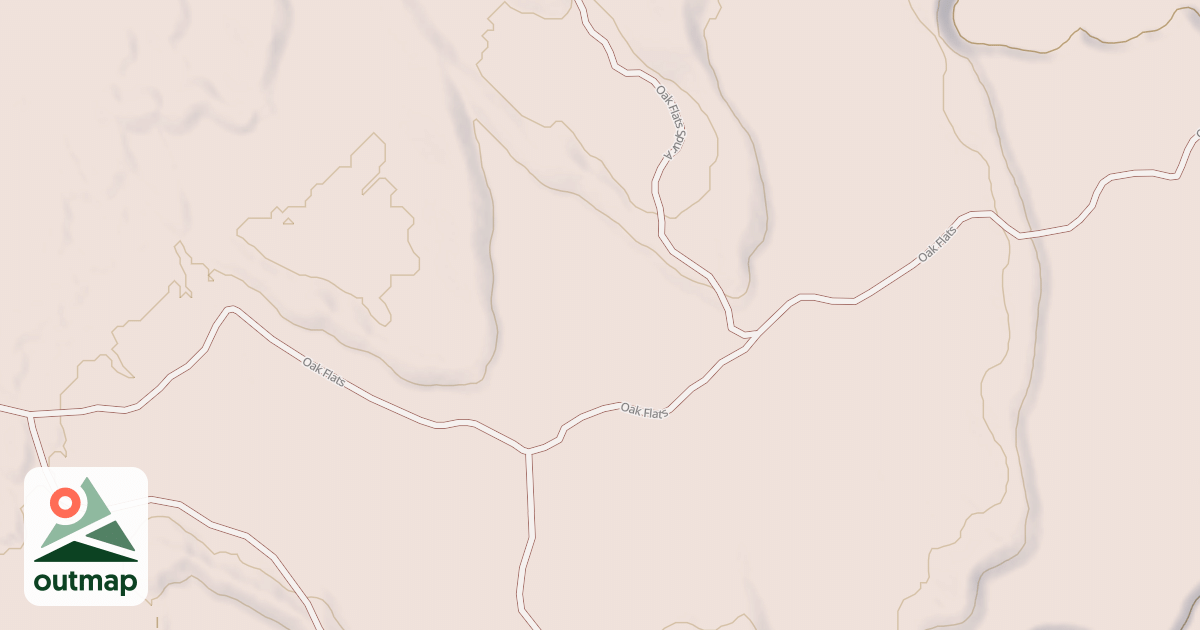 Map of OAK FLATS