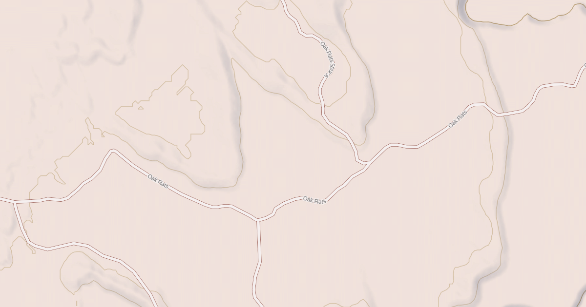 Map preview of OAK FLATS
