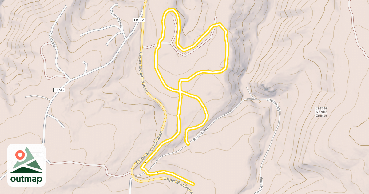 Map of Bishop's Loop