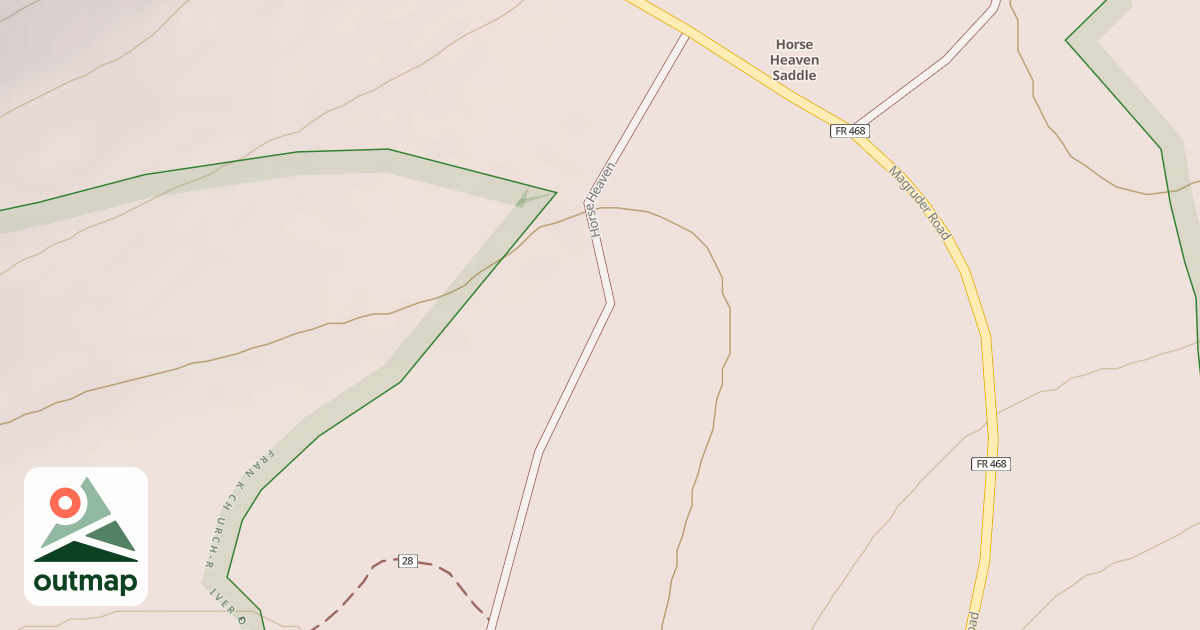 Map of (FDR) HORSE HEAVEN CAMP