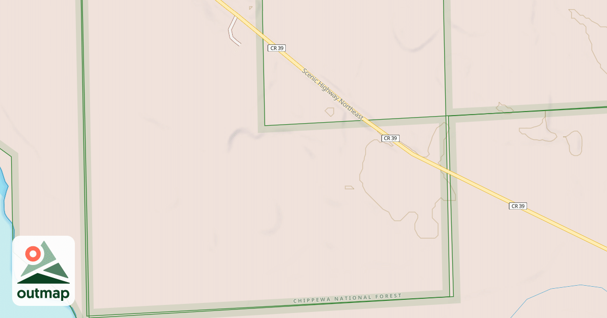 Map of FR 3862 NORTHEAST
