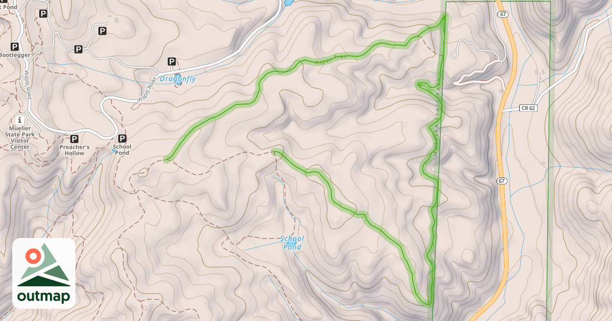 Map of Aspen Trail