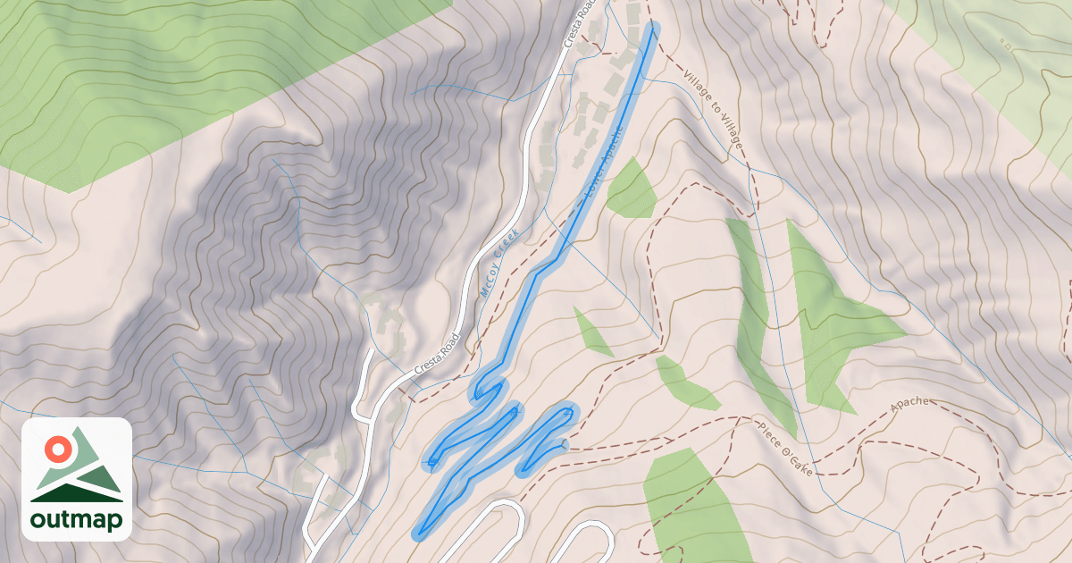 Map of Lower Apache