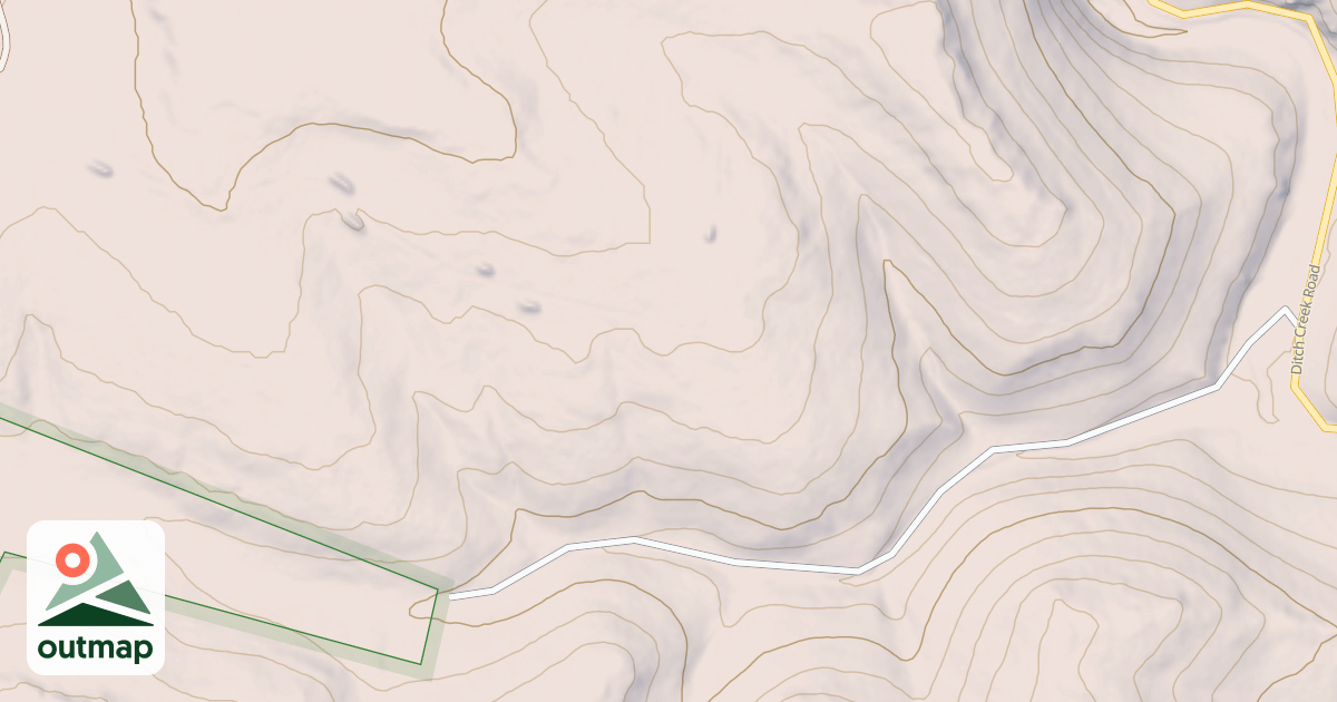 Map of Ditch Creek 18