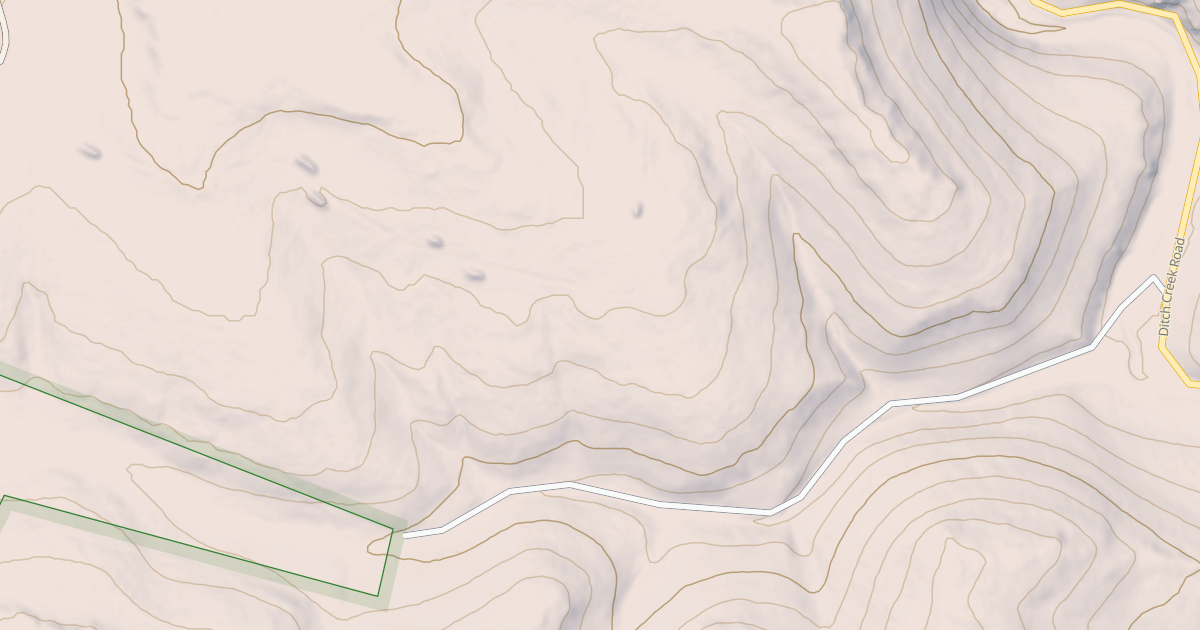 Map preview of Ditch Creek 18