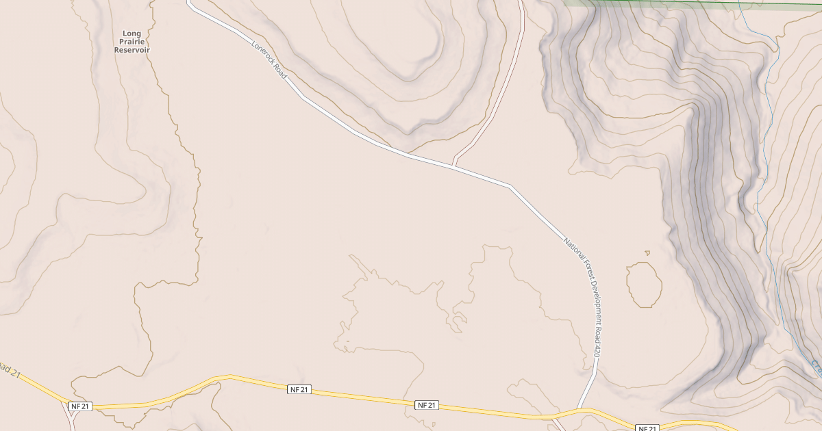 Map preview of USFS National Forest System Roads {F1419D44-421B-44B8-88FB-0C38EB1104B9}