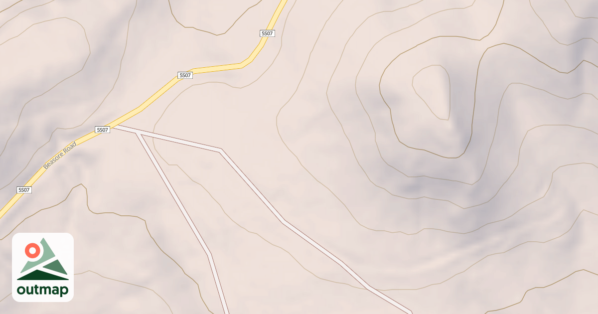 Map of BEASORE TA SPUR T2