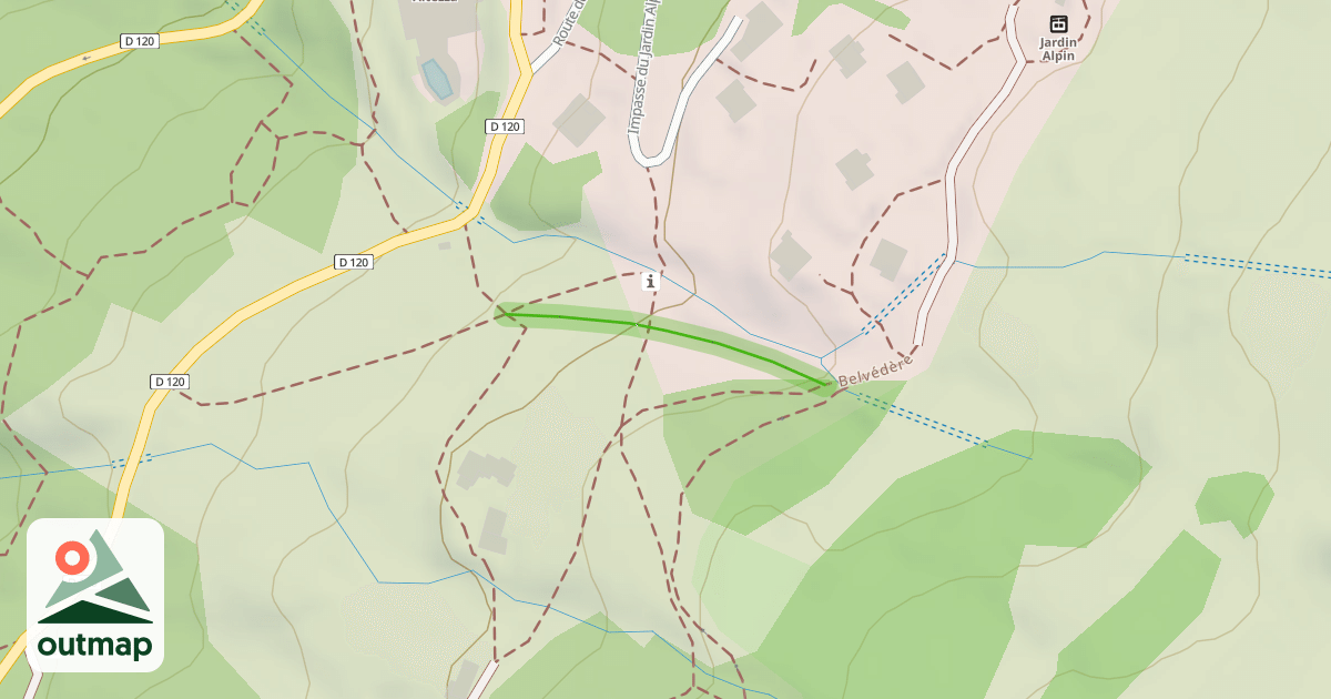 Map of Belvédère
