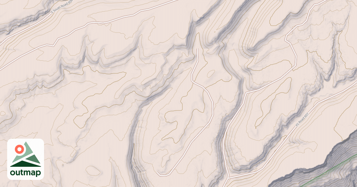 Map of HOLIDAY MESA