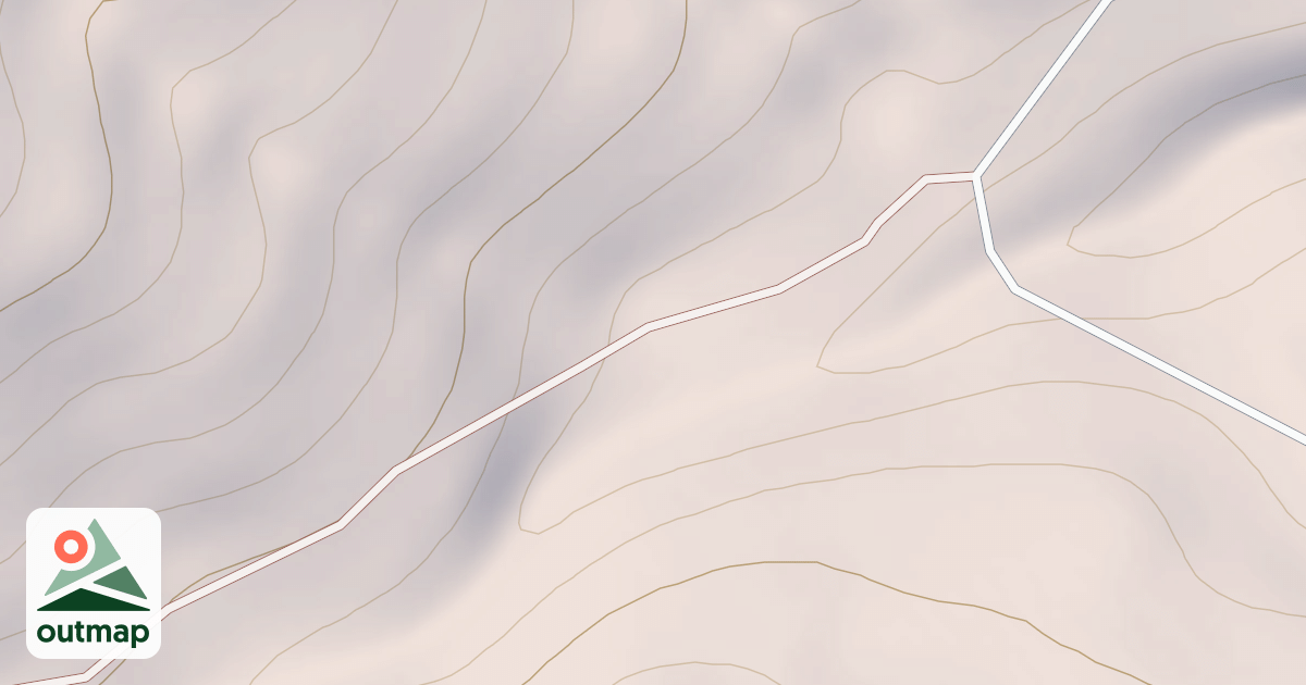 Map of North Fork Waldon Terra