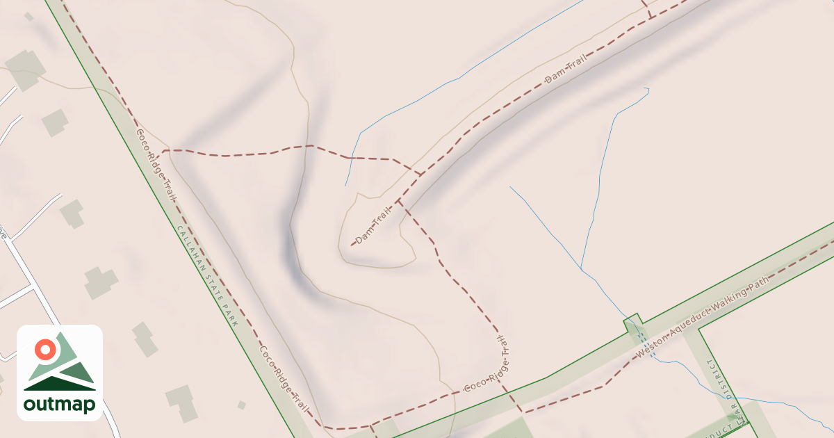 Map of Coco Ridge Trail