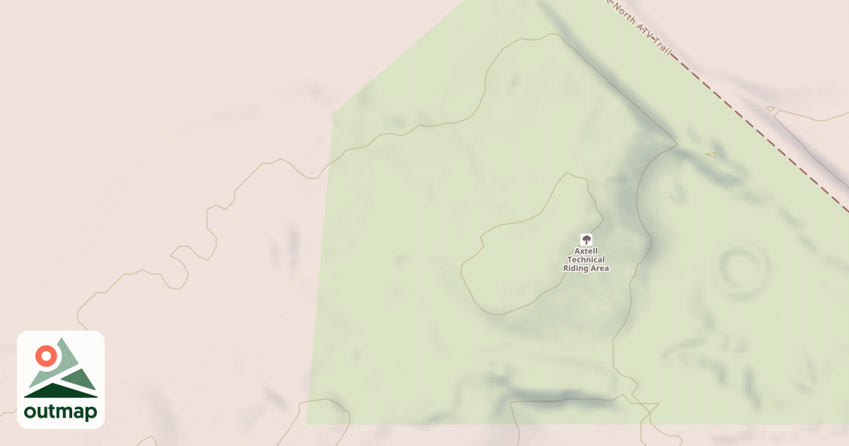 Map of Axtell Technical Riding Area