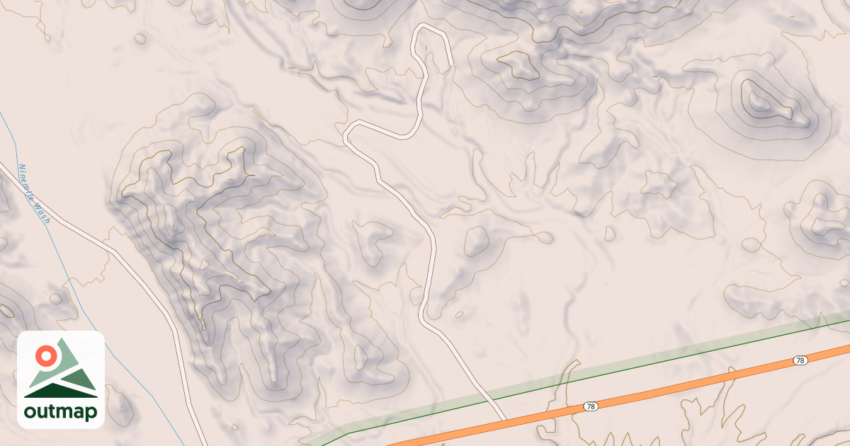 Map of BLM National GTLF Public Motorized Roads 4f8b69e8-a1ca-44f0-b187-a162e4d7ec55