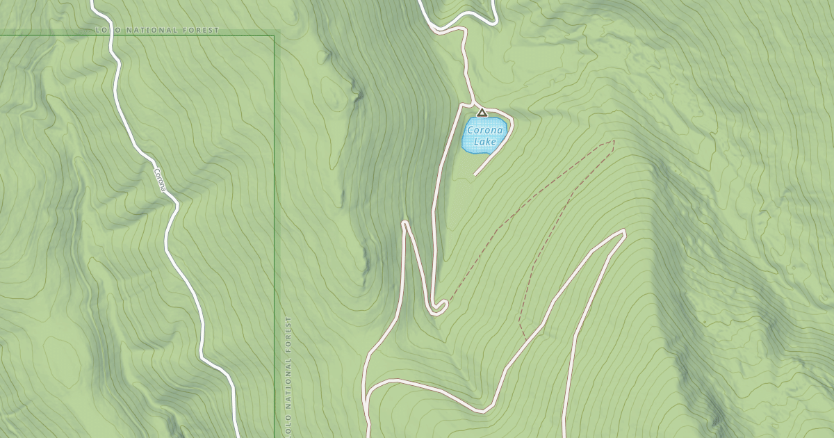 Map preview of CORONA LAKE