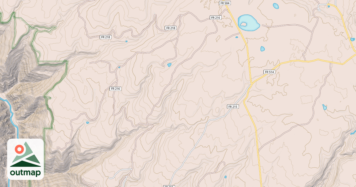 Map of DOE SPRINGS