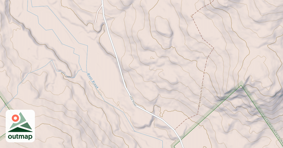 Map of GREAT BROOK