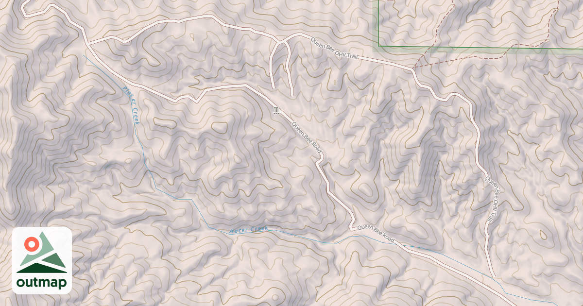 Map of USFS Motor Vehicle Use Map Trails 6834