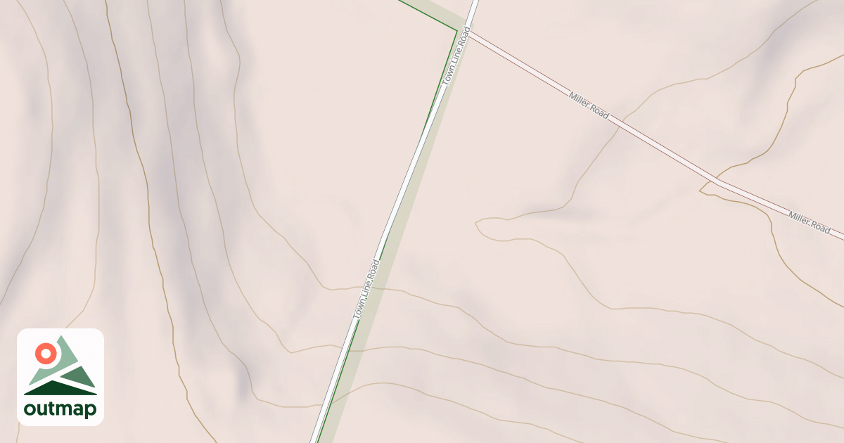 Map of Cemetery Snowmobile Trail