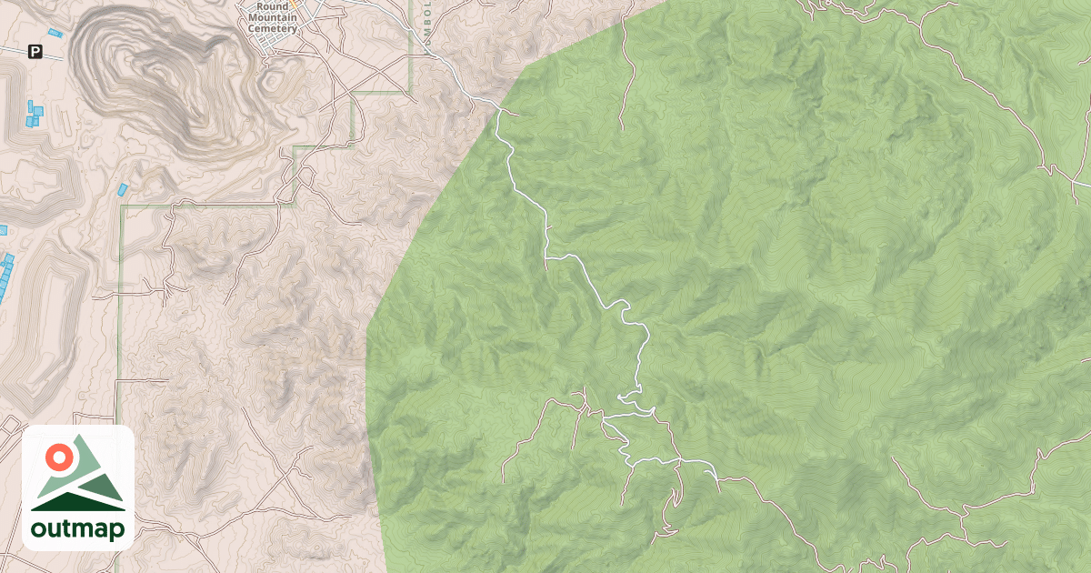 Map of SHOSHONE CREEK