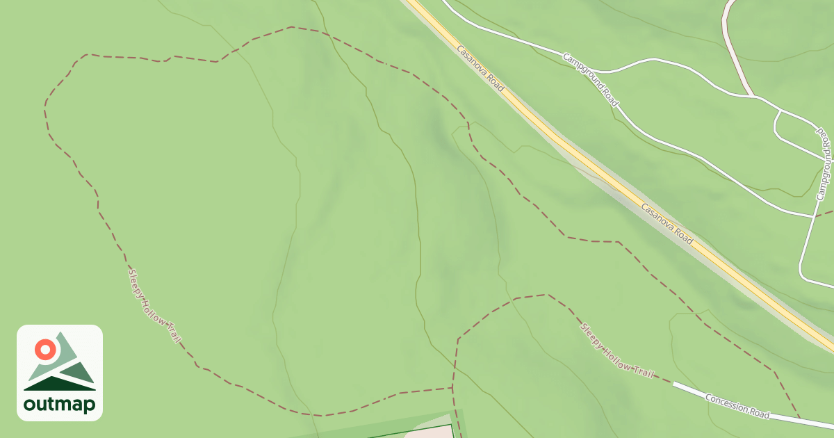 Map of Black Moshannon State Park Trails