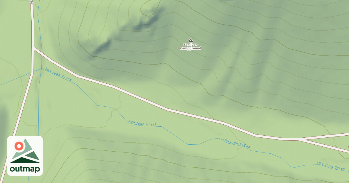 Map of SAN JUAN CREEK TRAIL