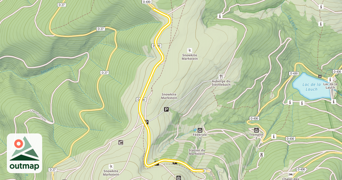 Map of Route des Crêtes