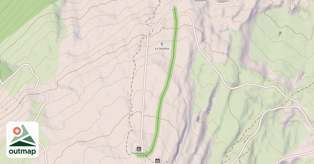 Map of La Gaudy