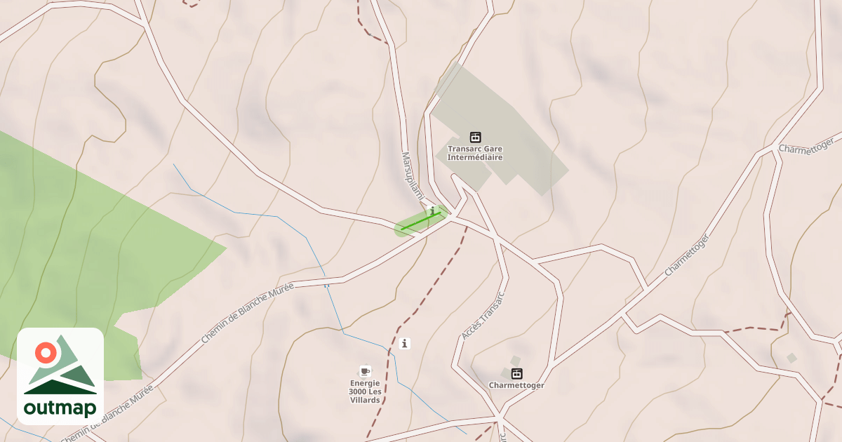 Map of Chemin de Blanche Murée