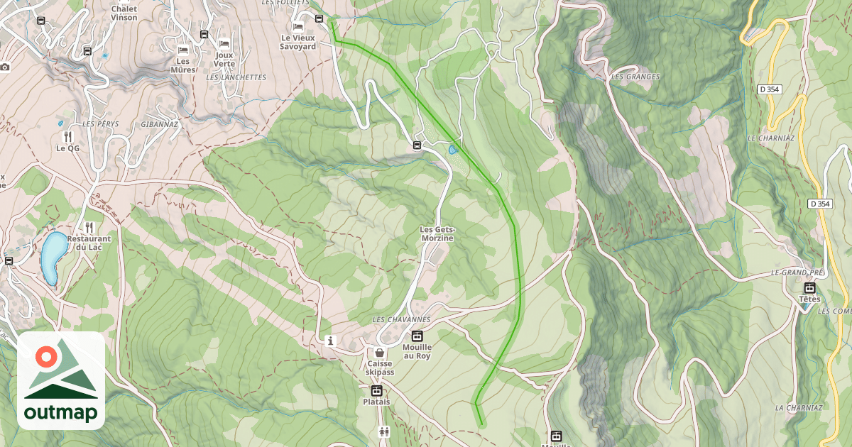 Map of Bruyère