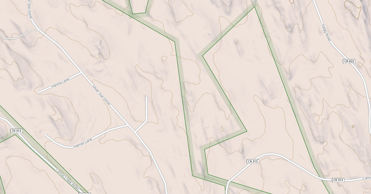 Map preview of CARROLL CREEK BR 1F