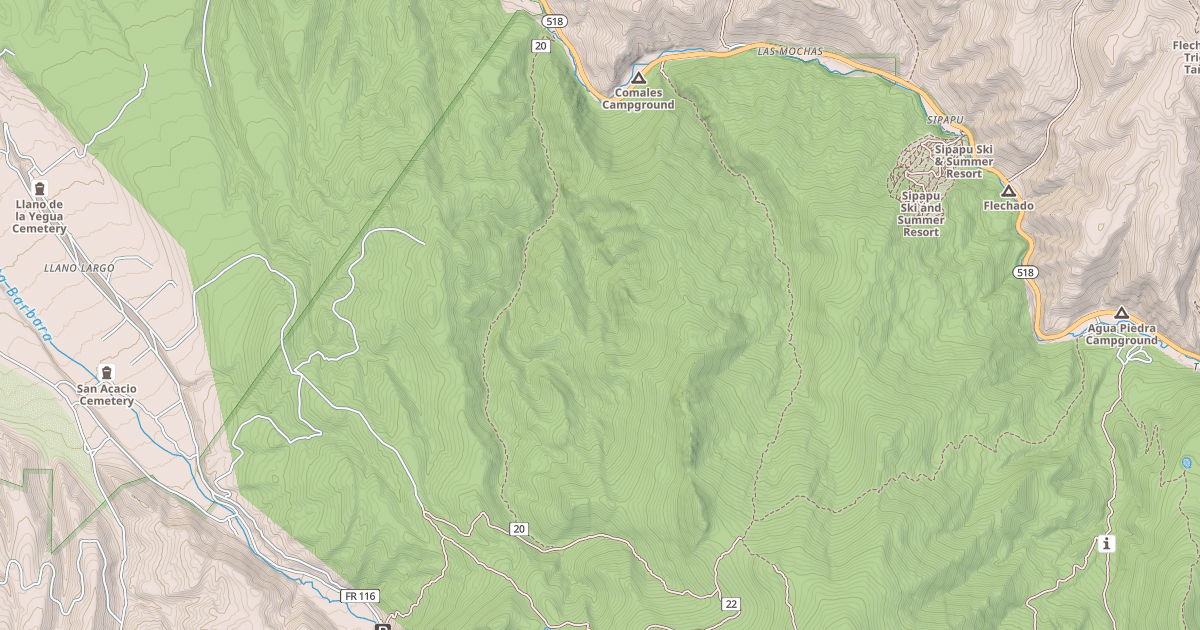 Map preview of OSHA CANYON