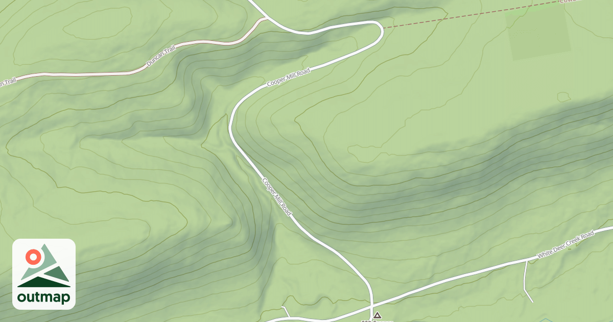 Map of Bald Eagle State Forest Snowmobile Trails