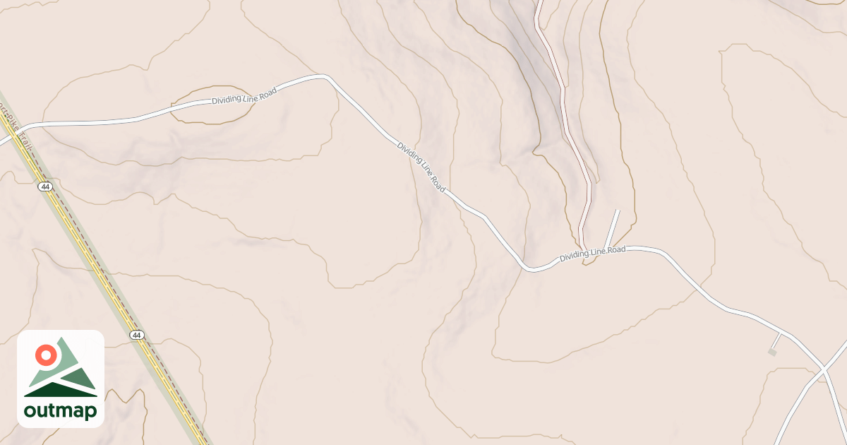 Map of Coudy Pike Snowmobile Trails