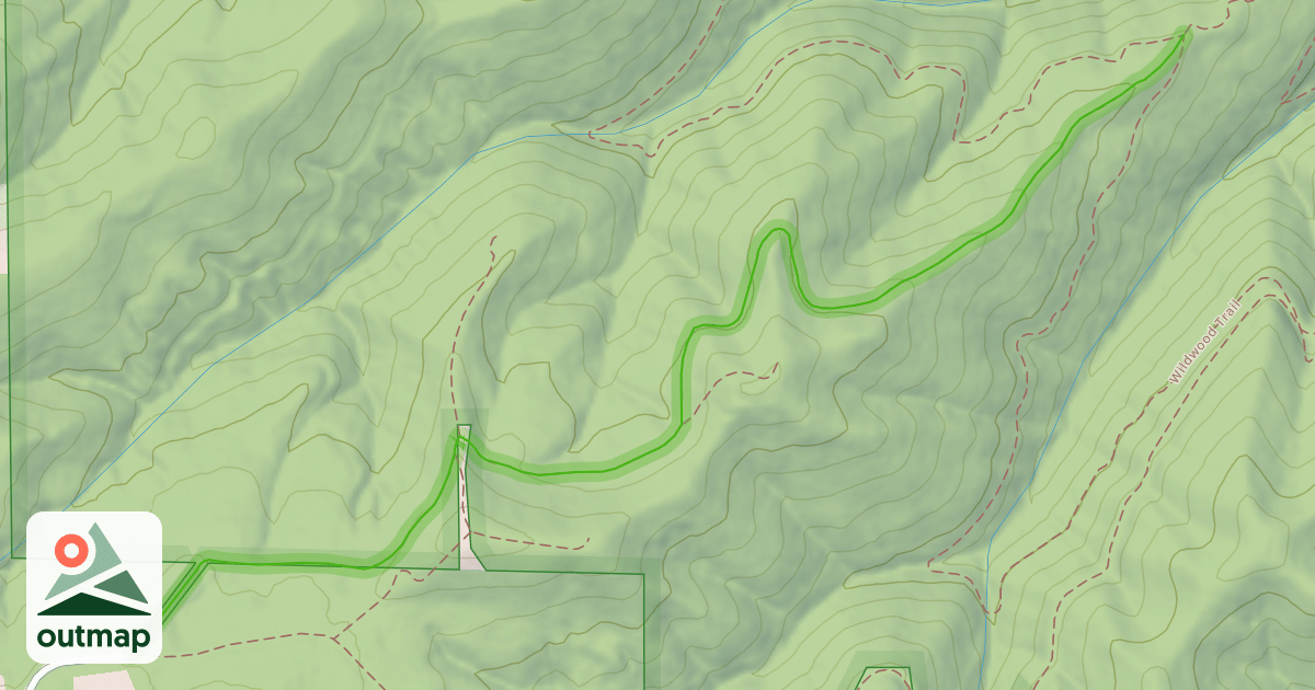 Map of Northwest Firelane 5 Road