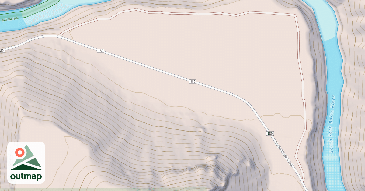 Map of LOOP 189D