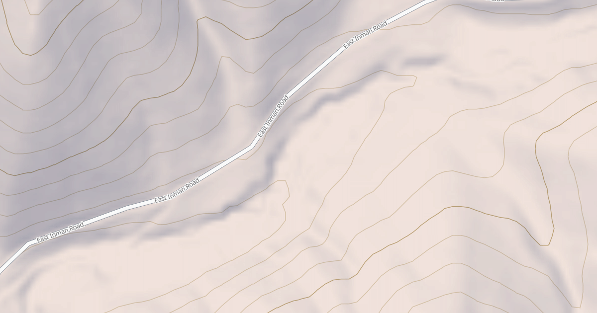 Map preview of INMAN SPUR