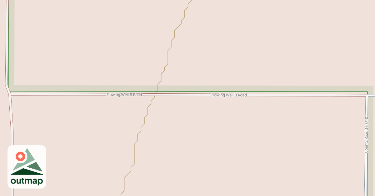 Map of FLOWING WELL B
