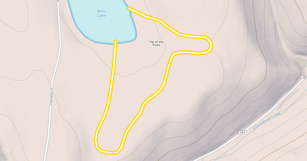 Map preview of Meadow Loop