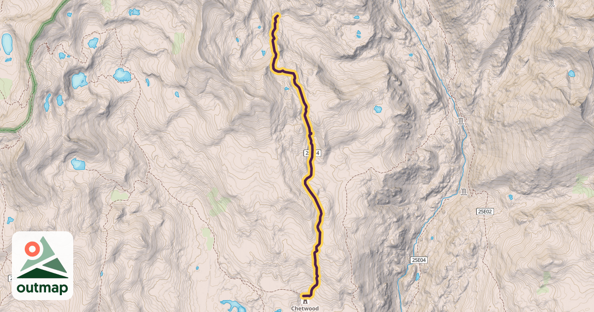 Map of Long Creek Trail