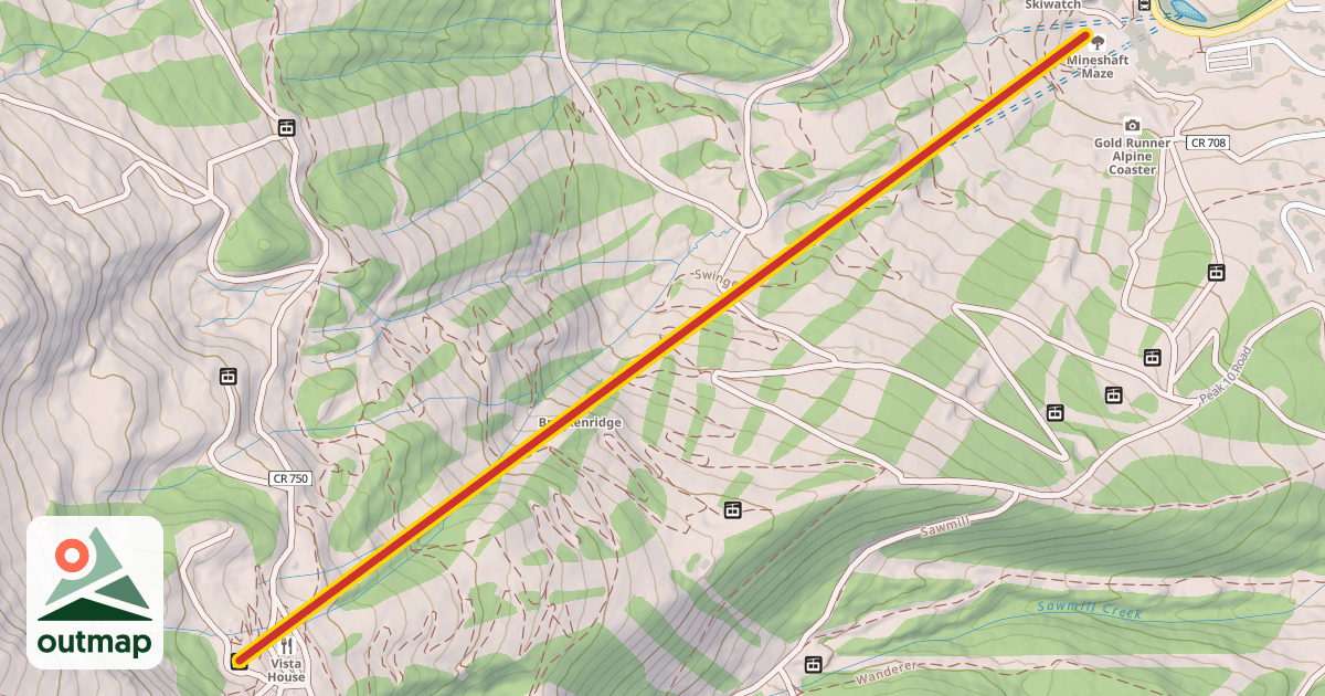 Map of Colorado SuperChair