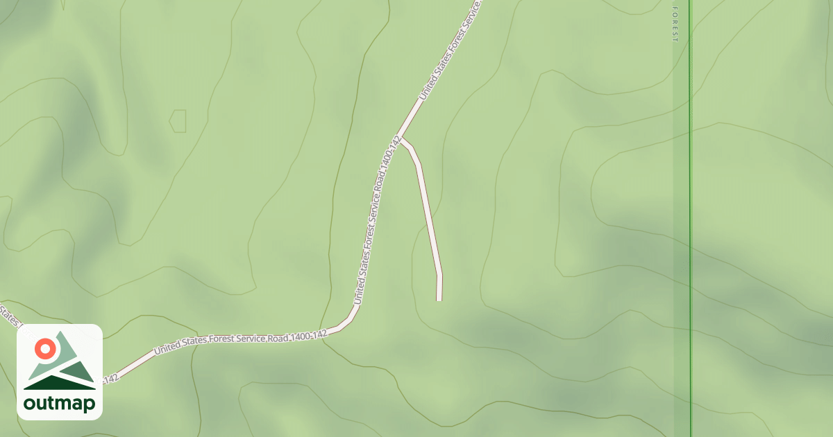 Map of USFS Motor Vehicle Use Map Roads {0B3BF12E-46C4-4C35-BA14-69DC0D944C4B}