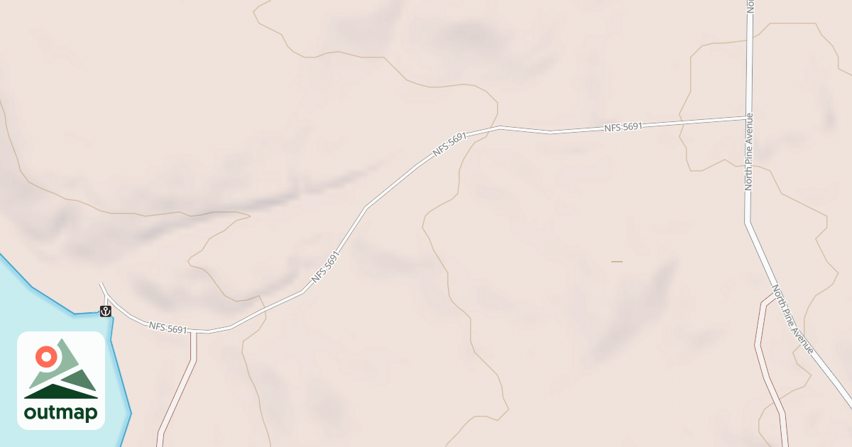 Map of BRUSH LAKE EAST