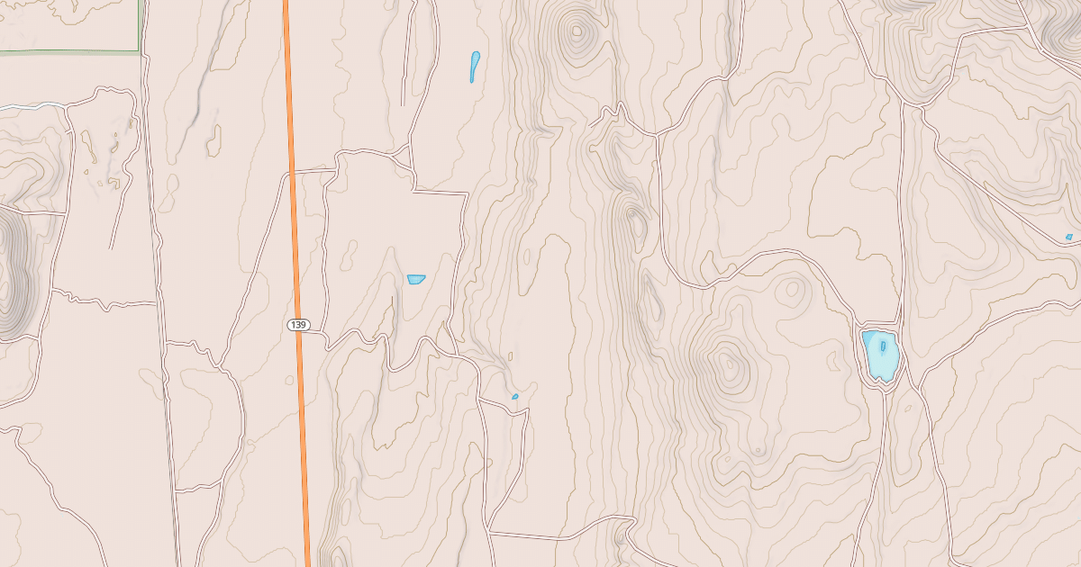 Map preview of HARVEY LAKE SPUR