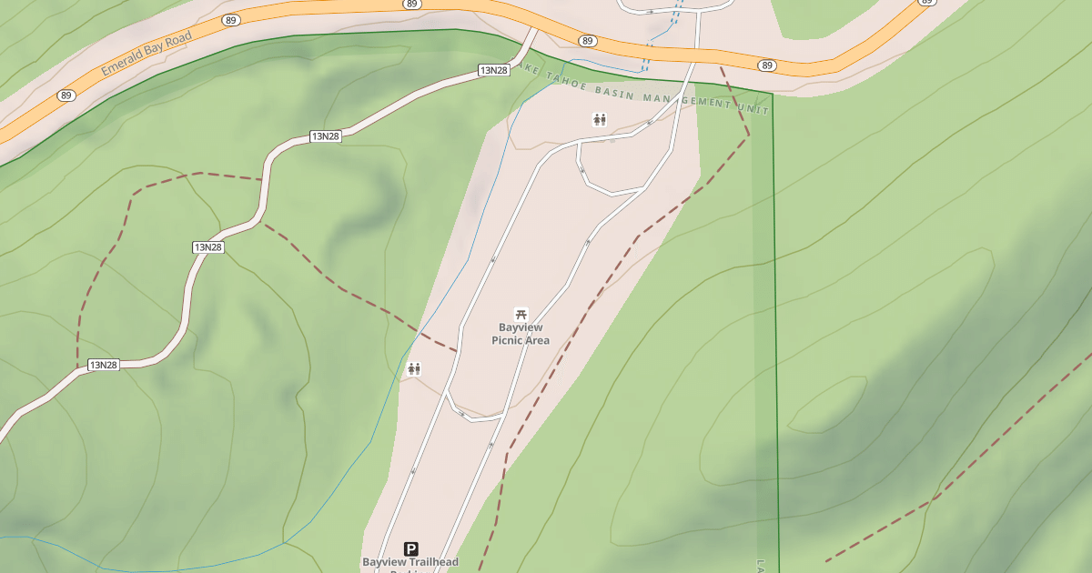 Map preview of BAYVIEW CAMPGROUND