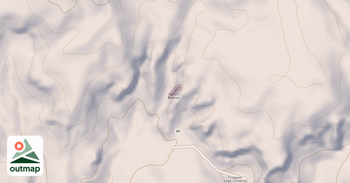 Map of Moon Boulder Dark Side