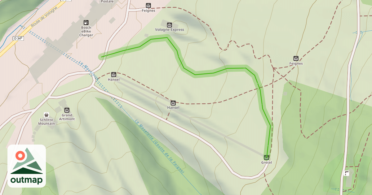 Map of École
