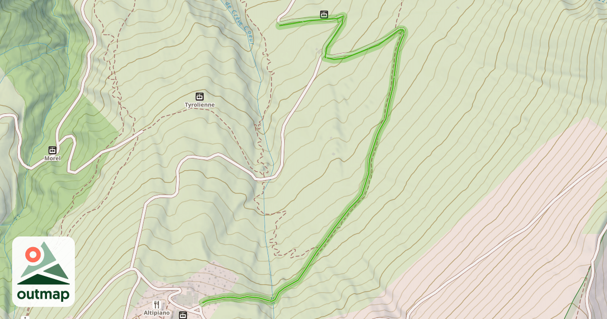 Map of Chemin des Pirates