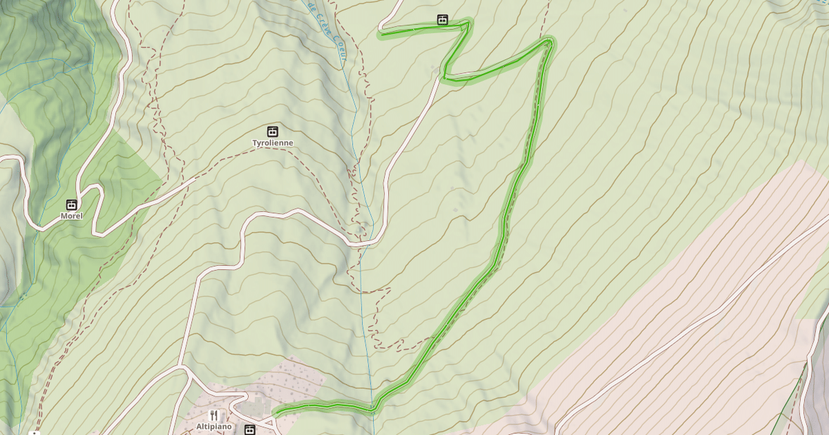 Map preview of Chemin des Pirates